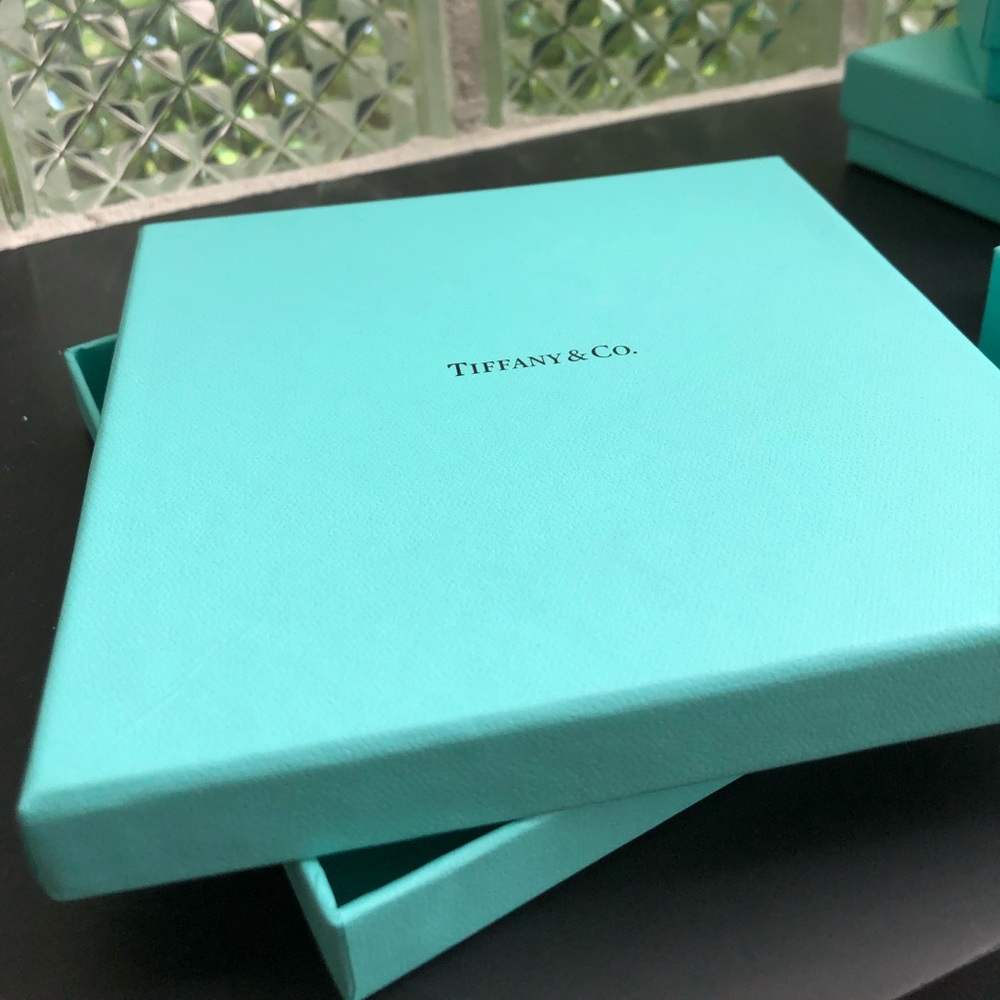 TIFFANY & CO. Large Flat Square Gift Box